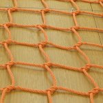 PP climbing nets with braided knots