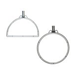 Manche d\'épuisette en acier inoxydable à usage...