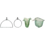 Complete landing nets, landing net hangers or...