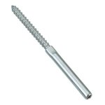 Terminal with wooden thread, left