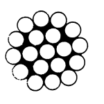 Drahtseil steif/hart 1x19 sZ, made in Korea