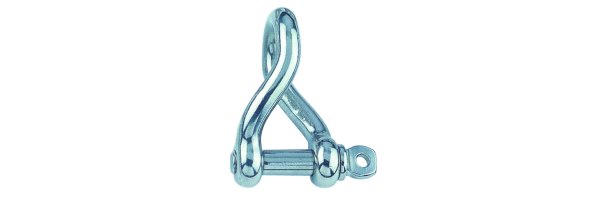 Round shackle, twisted