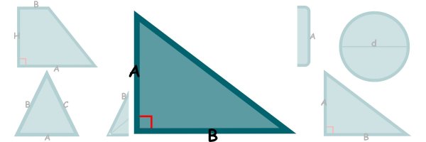 Wohnnetz - Liegenetz - rechtwinkliges Dreieck
