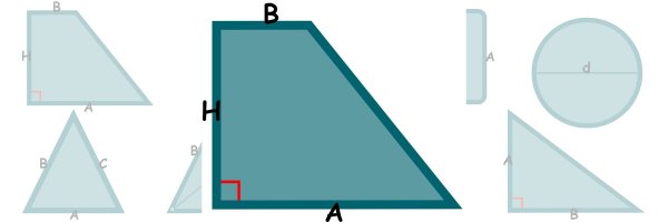 Wohnnetz - Liegenetz - Rechtwinkliges Trapez