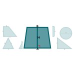 Loungenetten, Loftnet - gelijkbenig Trapezium