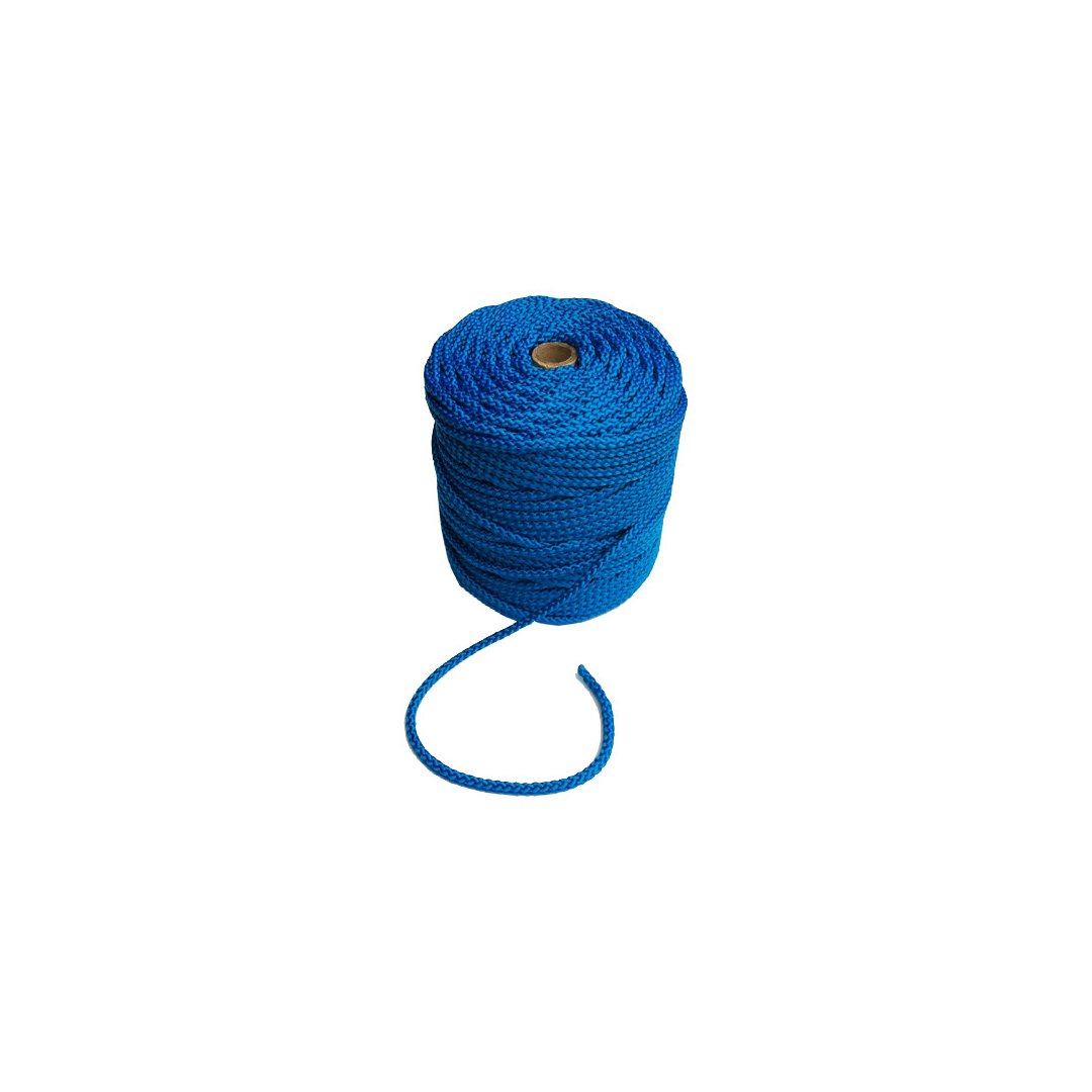 PP-Flechtleine Ø 3 mm - blau - 100 Meter auf Spule