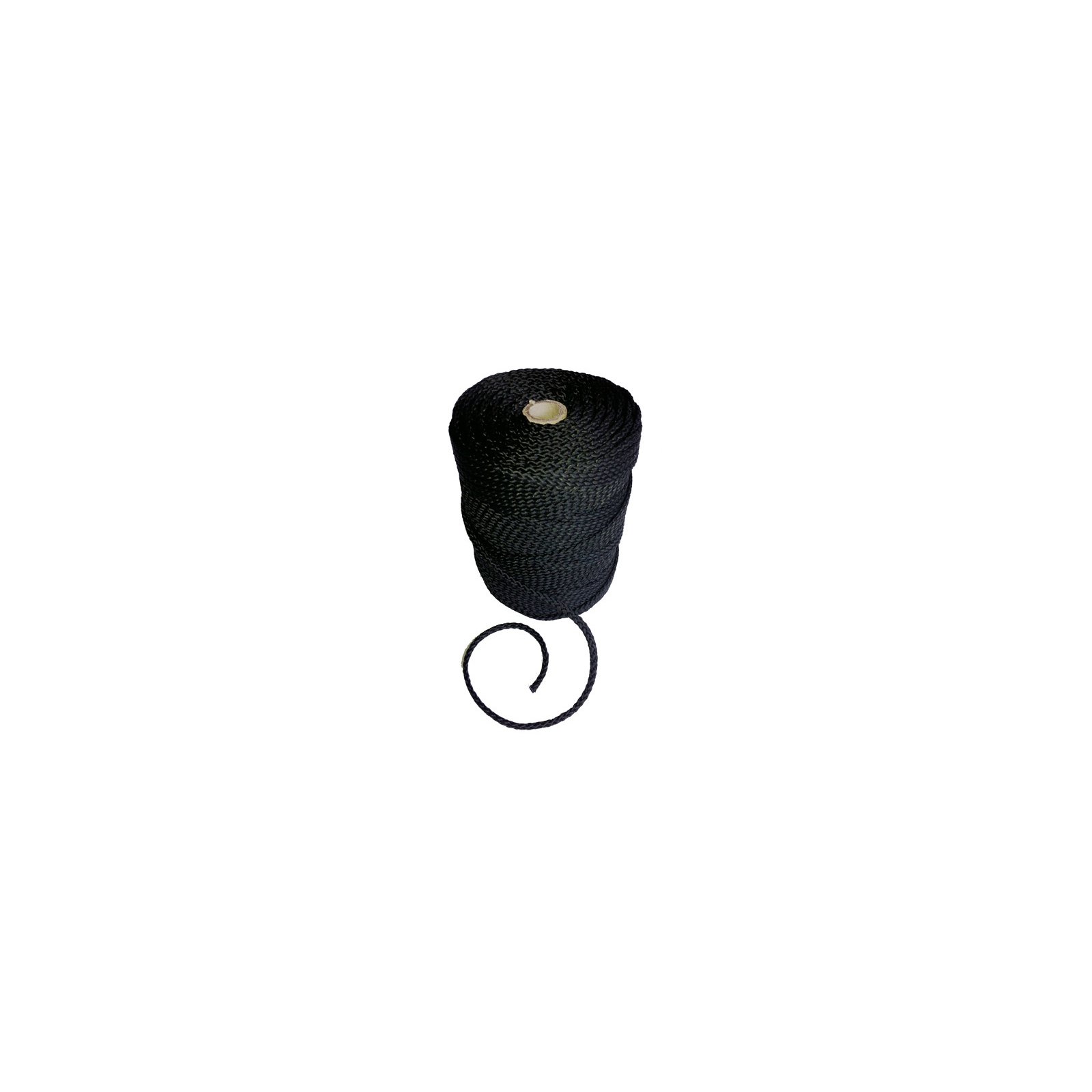 PP braided rope Ø 3 - 6 mm - various colours - 100 metres on a spool Ø 4 mm-black