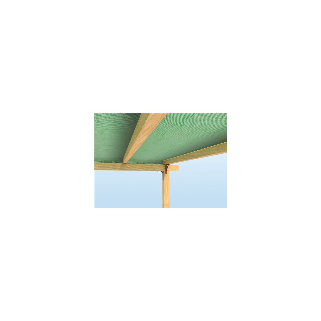 Mini-rouleau de filet dombrage et de protection solaire, 70 % dombrage, 4 m x 5 m, NOIR
