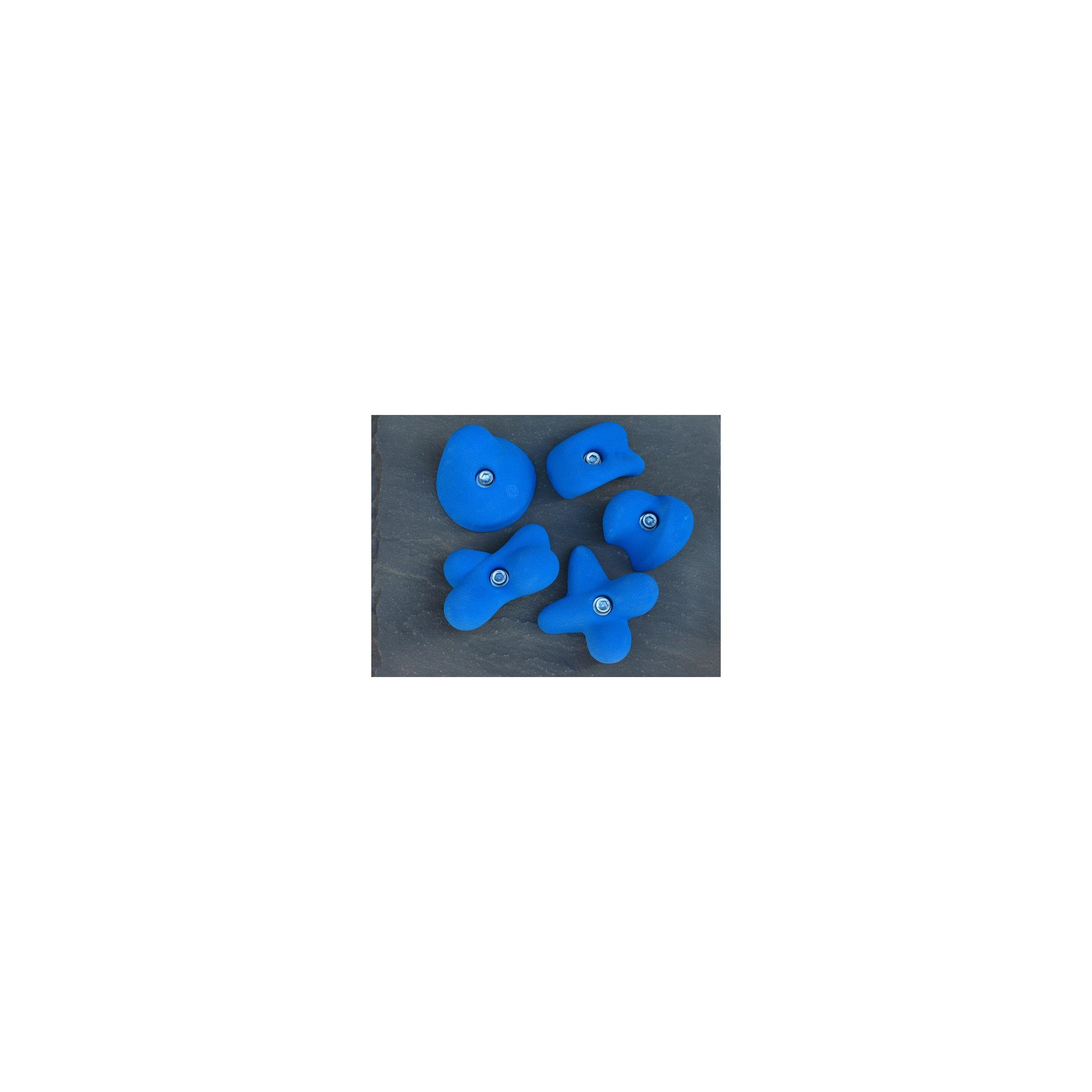 Klettergriff-Set Peitlerkofel 5-teilig Blau
