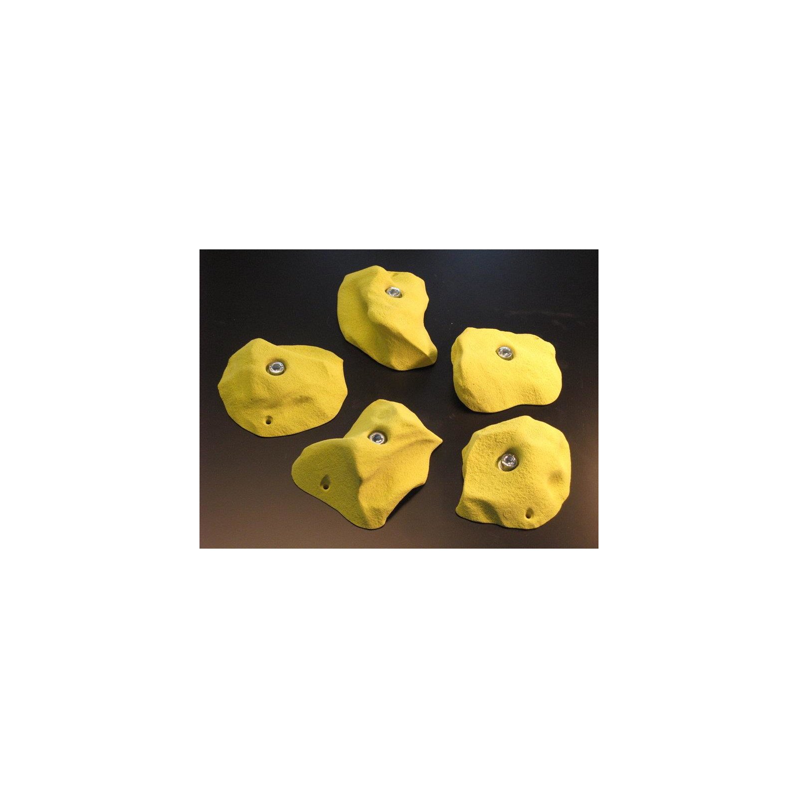 Klettergriff-Set Klammspitze 5-teilig Sandstein ( braun beige)