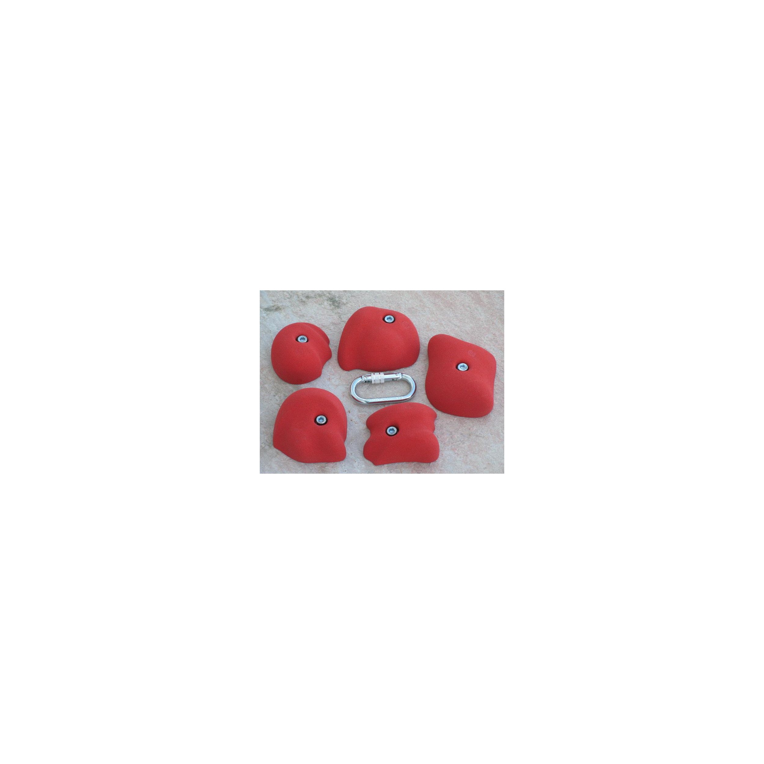 Klettergriff-Set Corvatsch 5-teilig Orange