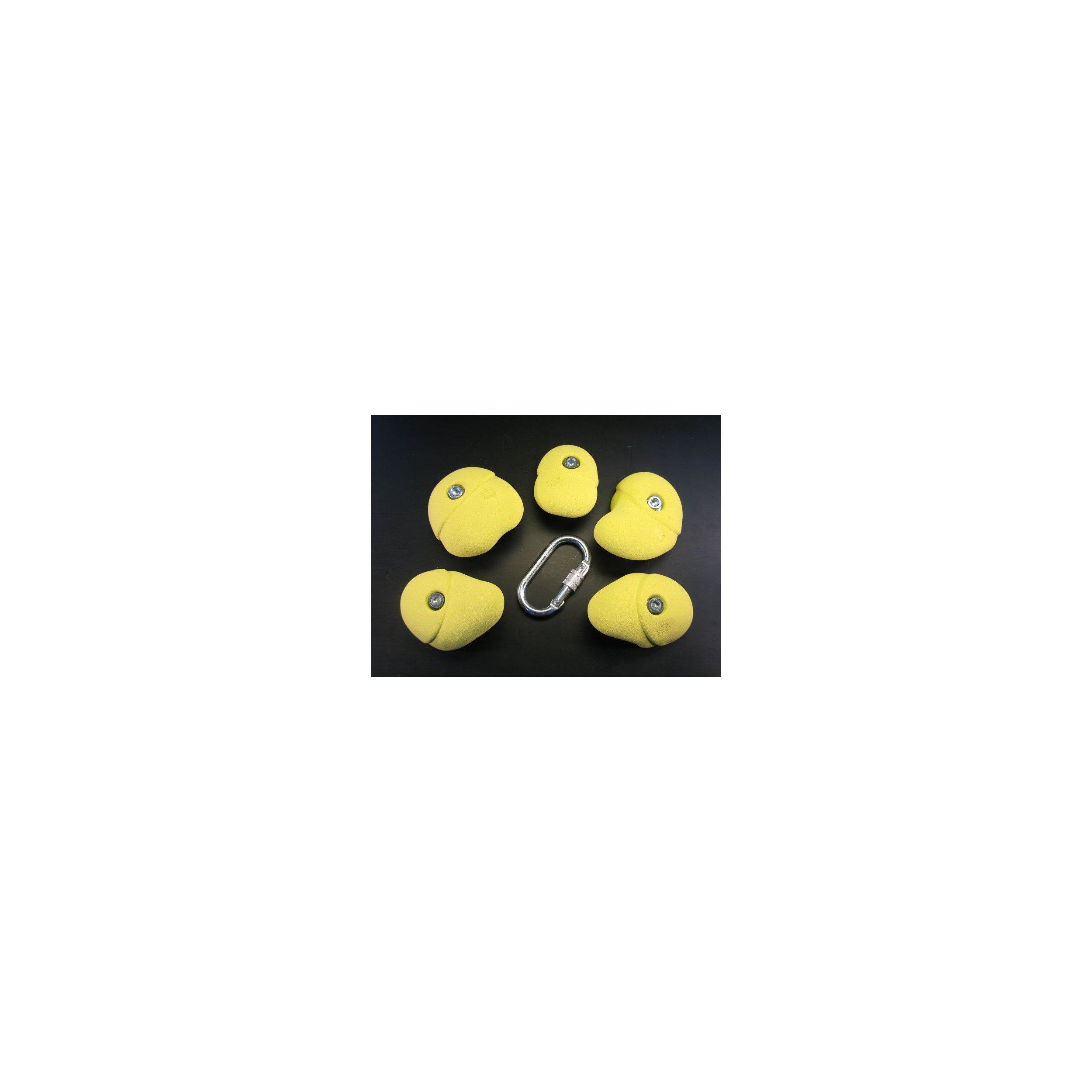 Klettergriff-Set Veleta 5-teilig Natursteinoptik