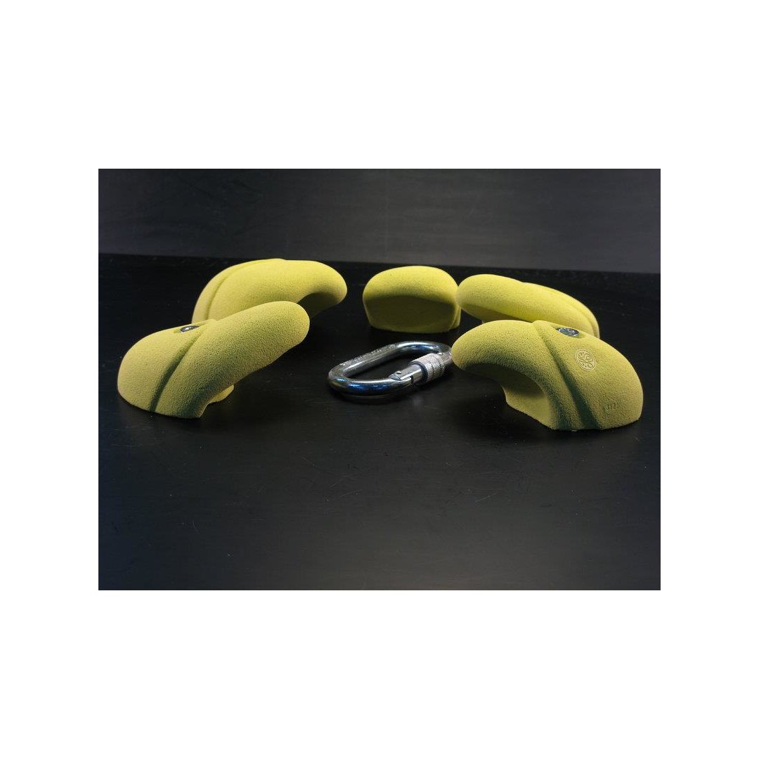 Klettergriff-Set Veleta 5-teilig Natursteinoptik