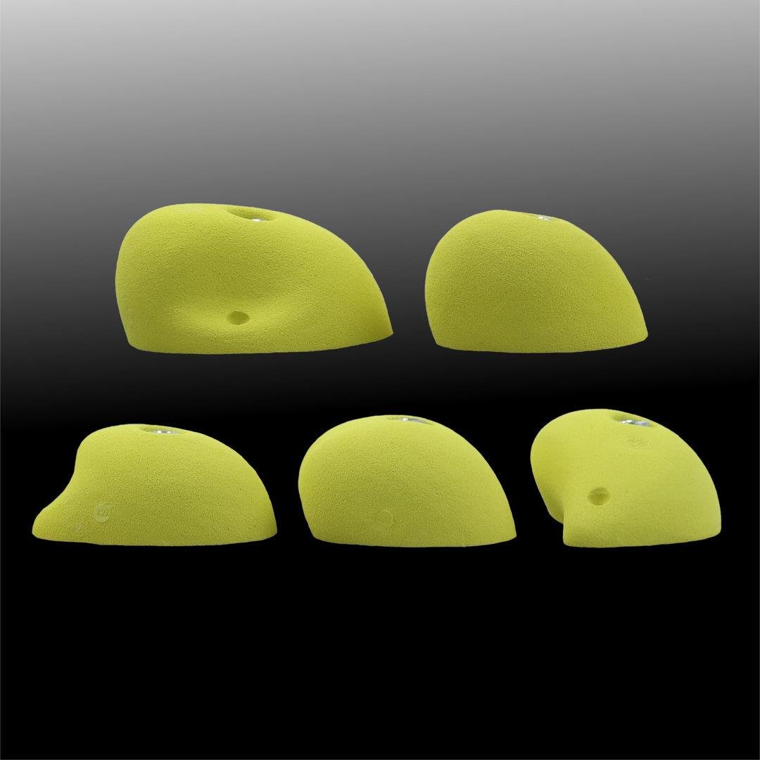 Klettergriff-Set Schinder 5-teilig Schwarz