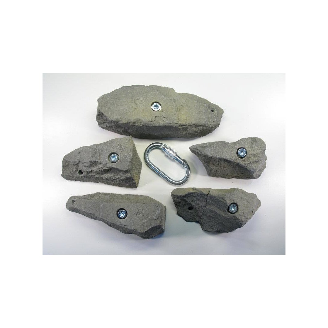 Klettergriff-Set Hallgarter 5-teilig Grün