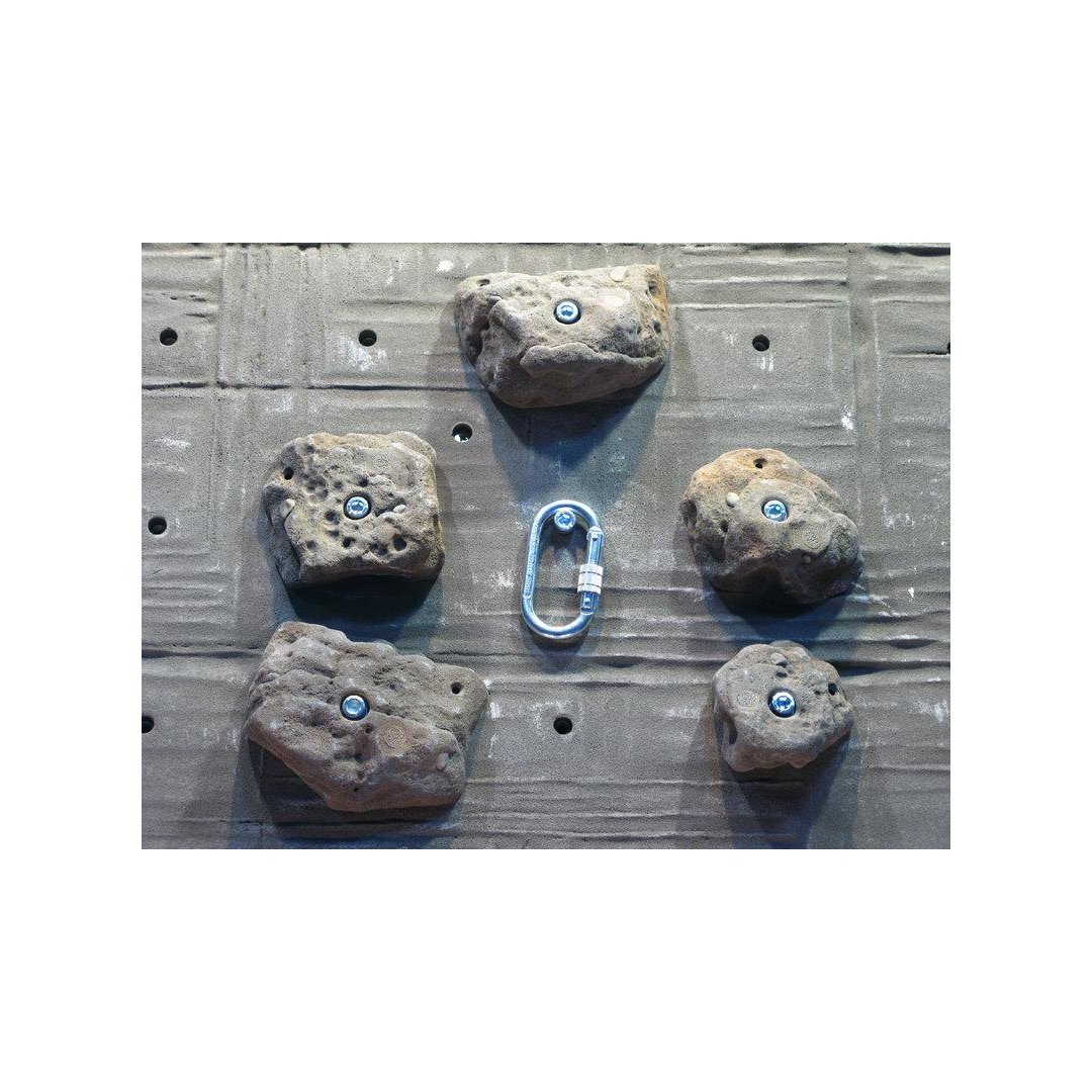 Klettergriff-Set Brucken 5-teilig Gelb