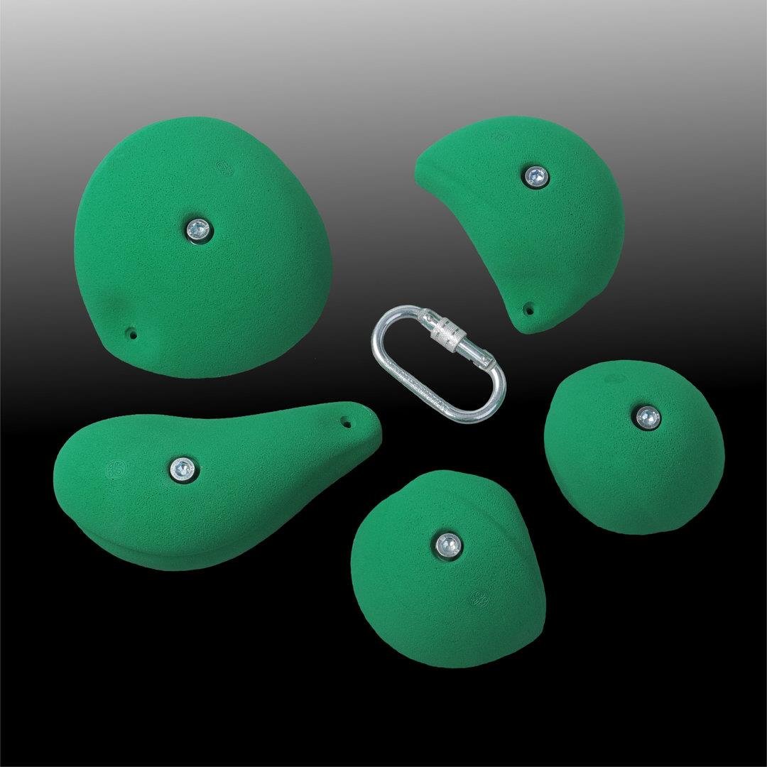 Klettergriff-Set Hannes 5-teilig  XXXL Schwarz