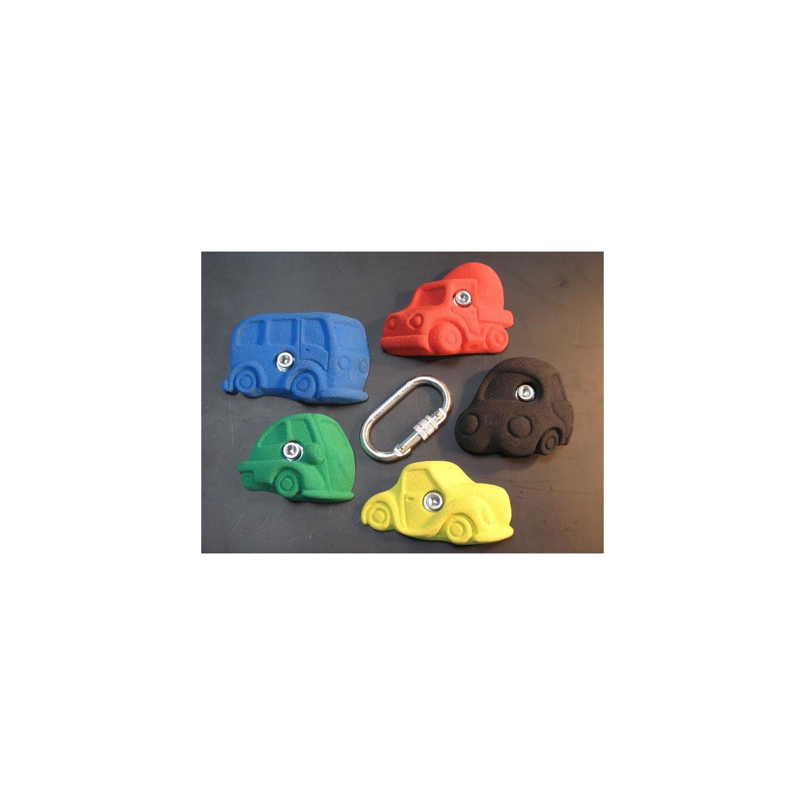 Klettergriffe Set Autos 5-teilig Violett