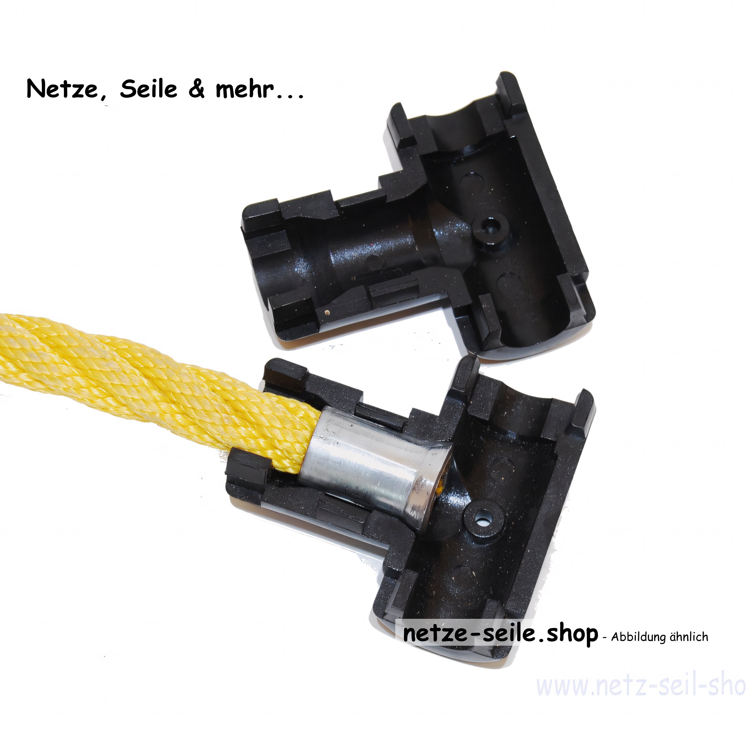 T-connector 2-piece for Ø 16 mm rope