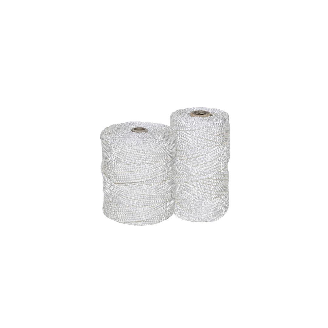 PA-Flechtleine Ø 3 - 6 mm - weiss - 100 Meter auf Spule