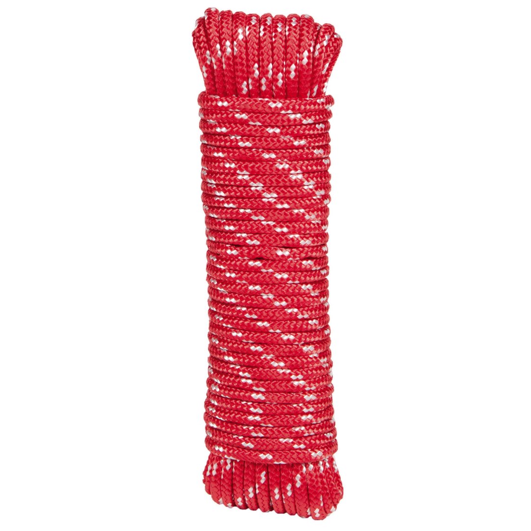 PES-Flechtleine Ø 3 mm - verschiedene Farben  - 25 Meter auf Spule rot
