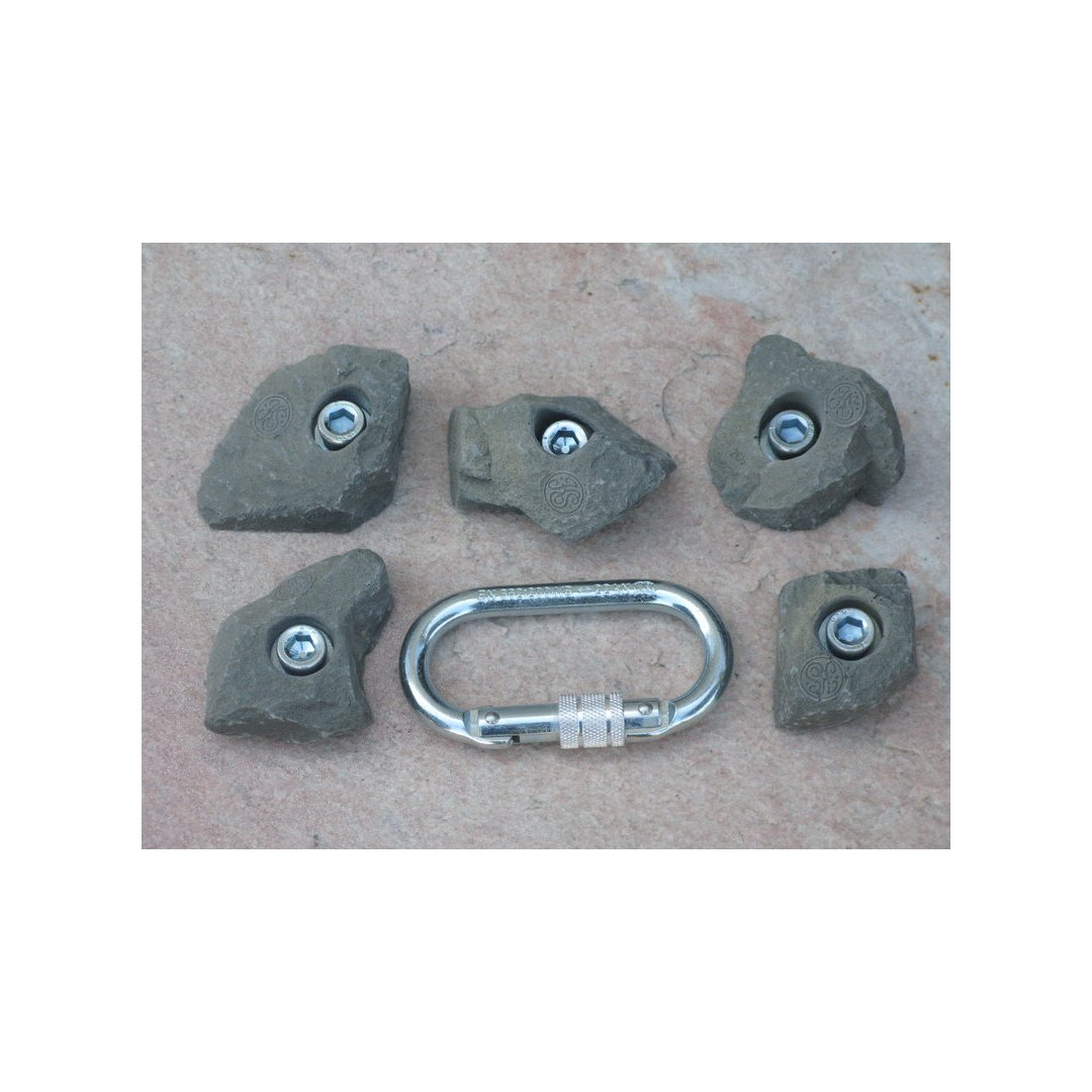 Klettergriff-Set Sulz 5-teilig Blau