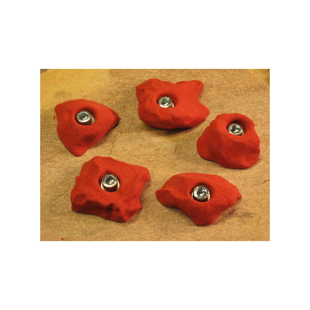 Klettergriff-Set Arnspitze 5-teilig Orange