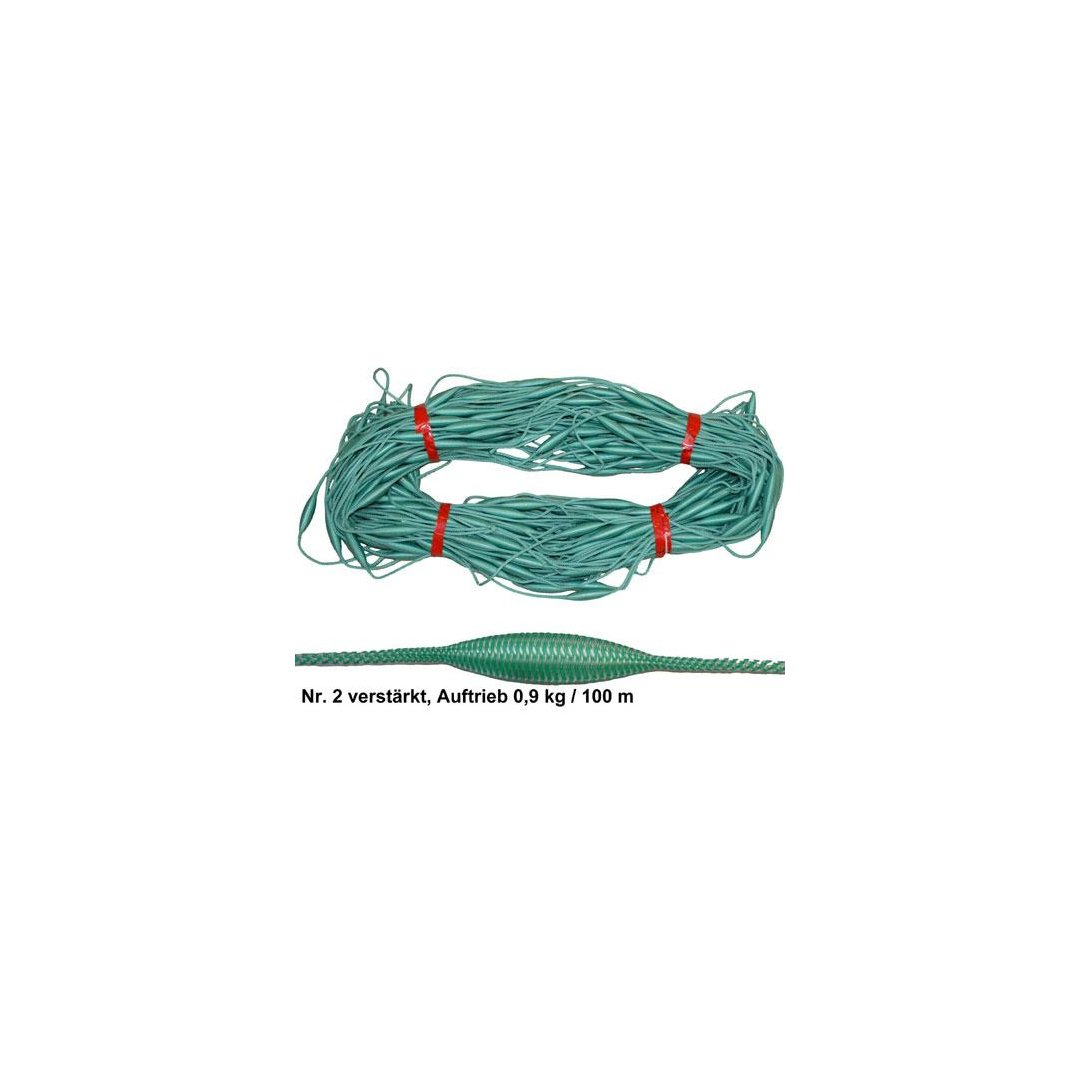 Korkleine  "Schweden"  Nr. 2   Auftrieb 0,9 kg/100 Meter , 100 Meter Bund