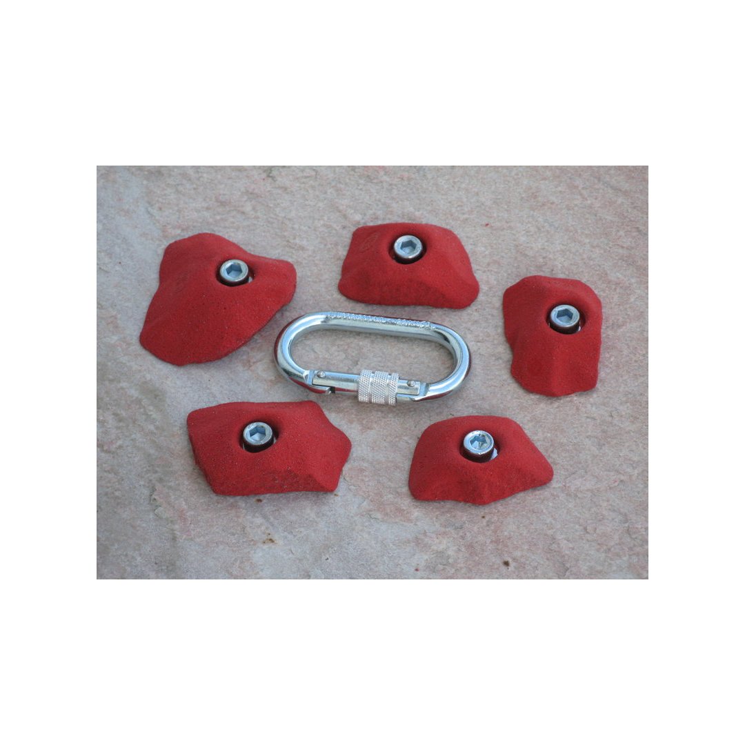 Klettergriff-Set Güglia 5-teilig Orange