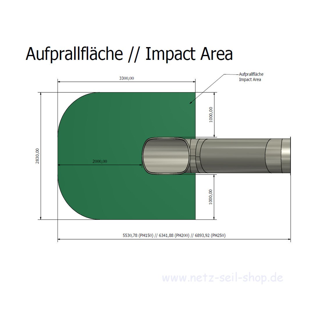 Edelstahl Röhren Rutsche -  gerade Ausführung