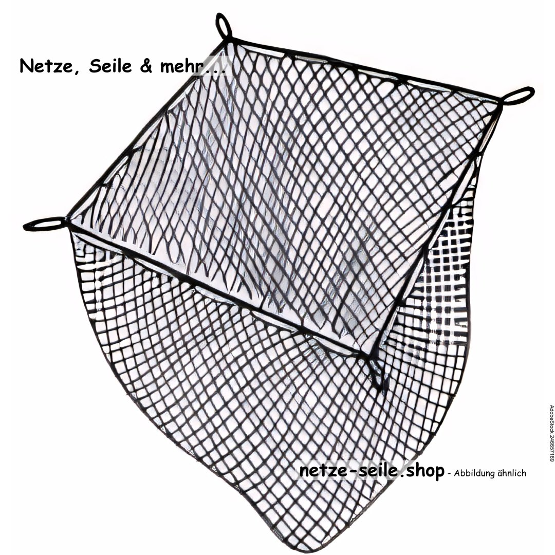 Hanging net 100mm x 100mm side length, approx. 80mm depth