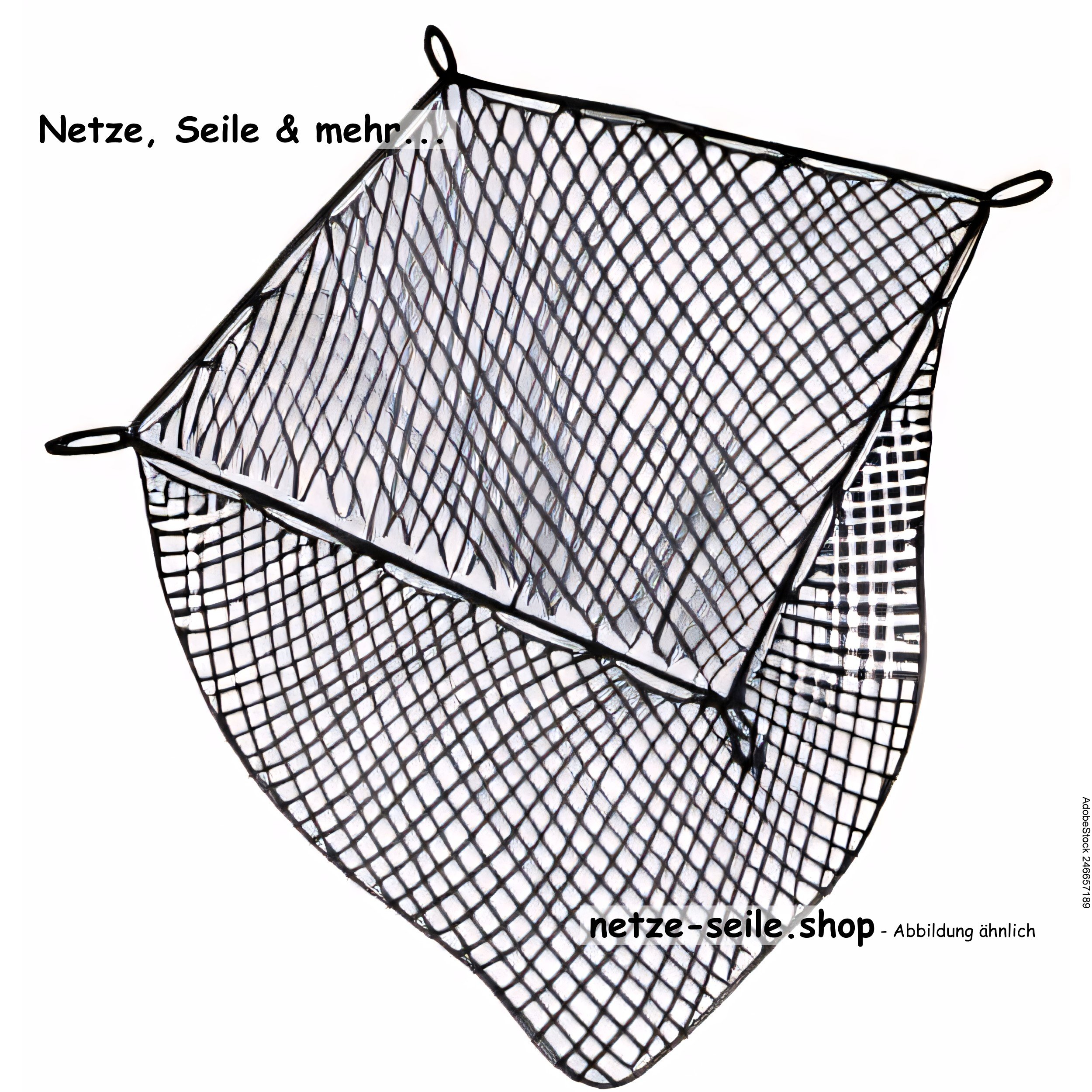 Einhängenetze 2,00m x 2,00 m Seitenlänge, ca. 1,80m Tiefe