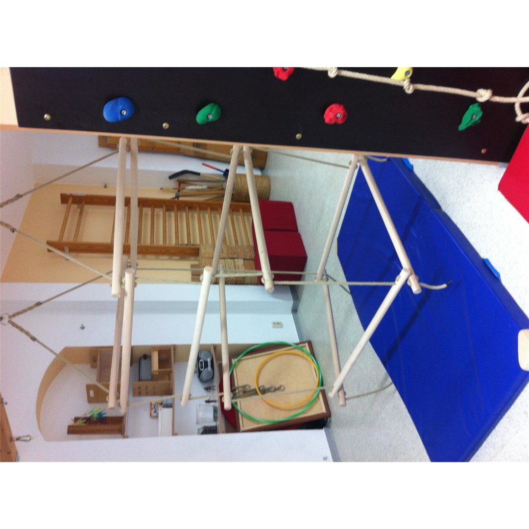 Strickleiter 4-seitig, stufenlos verstellbar