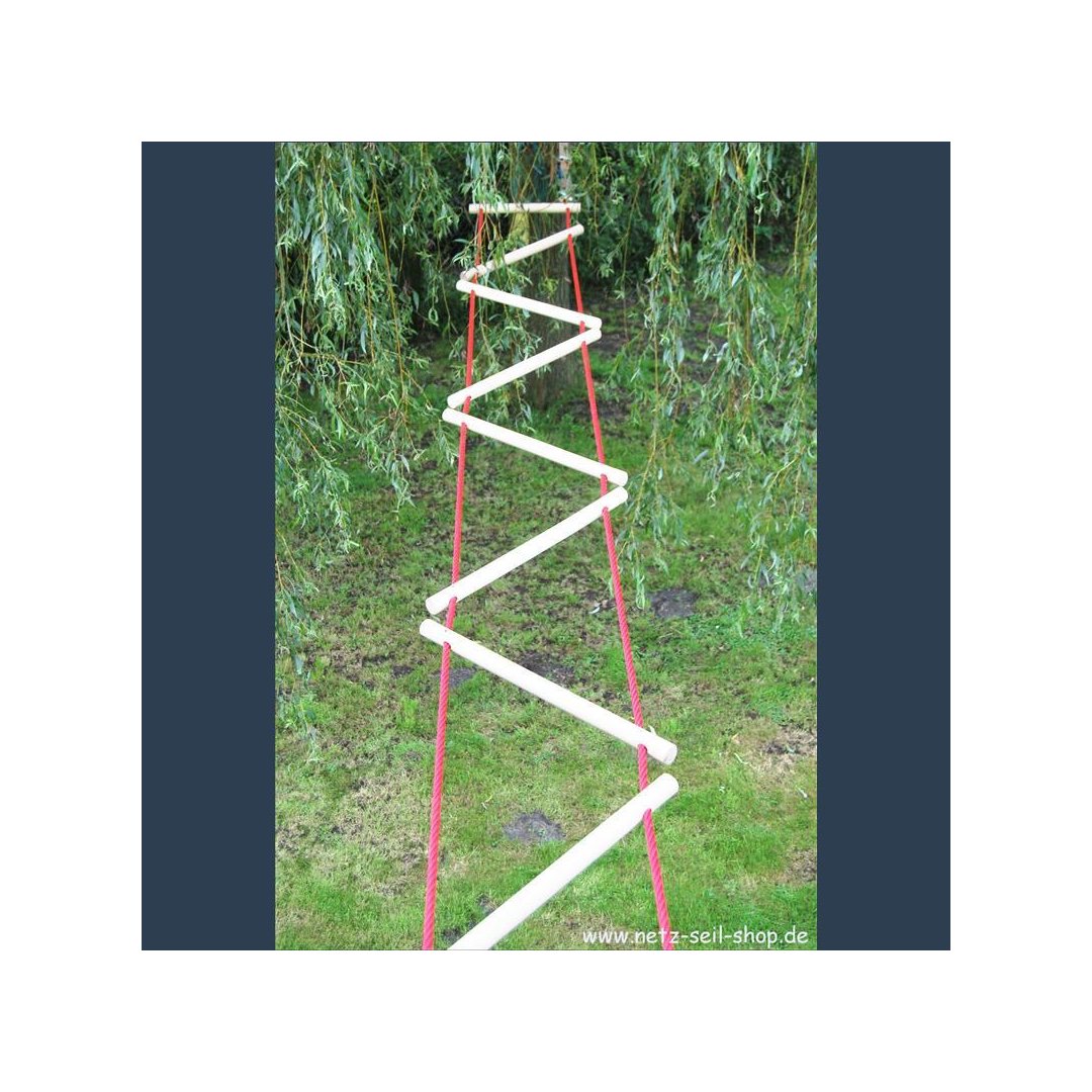 Hangelleiter mit  45° Eschenholzsprossen