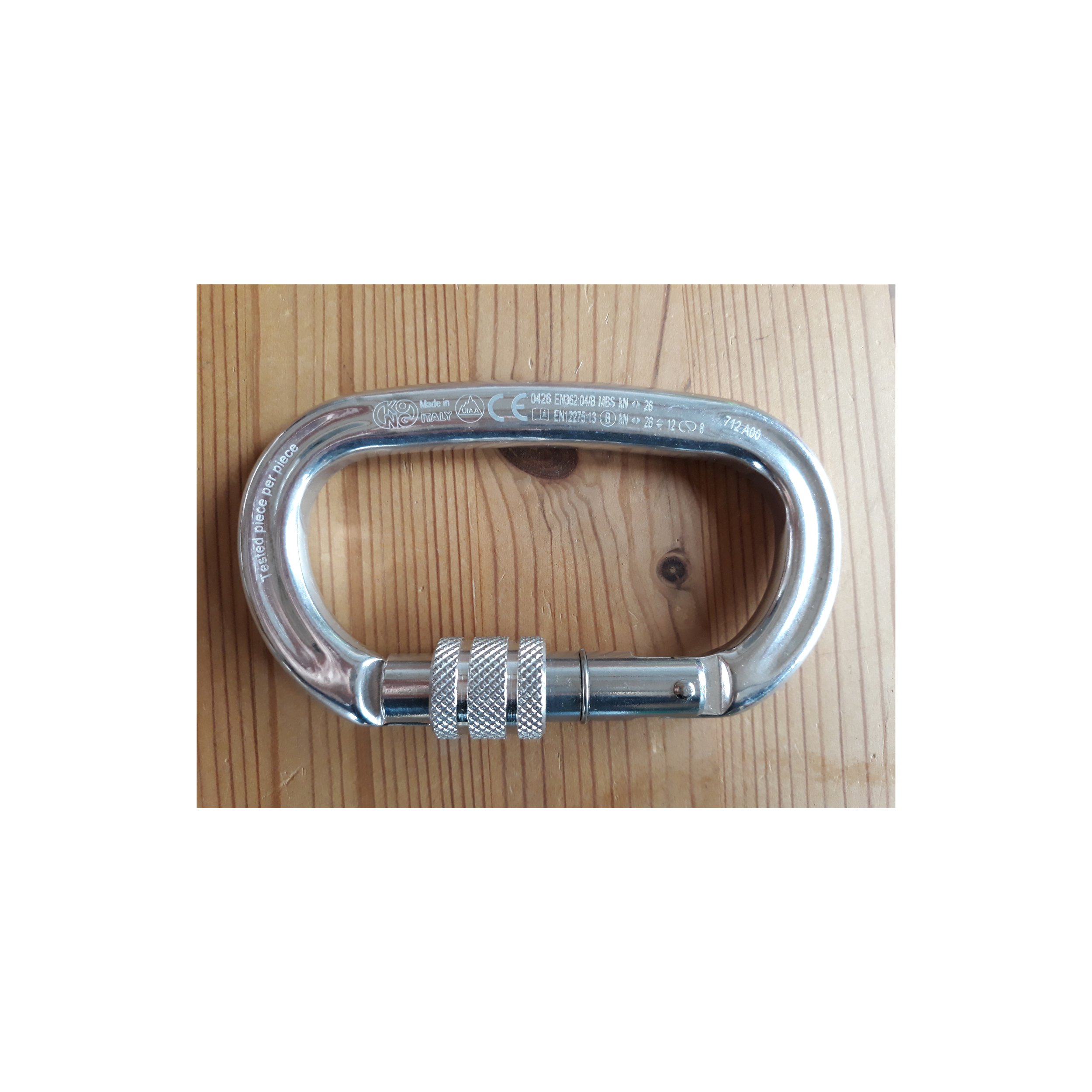 Oval carabiner Ovalone Screw