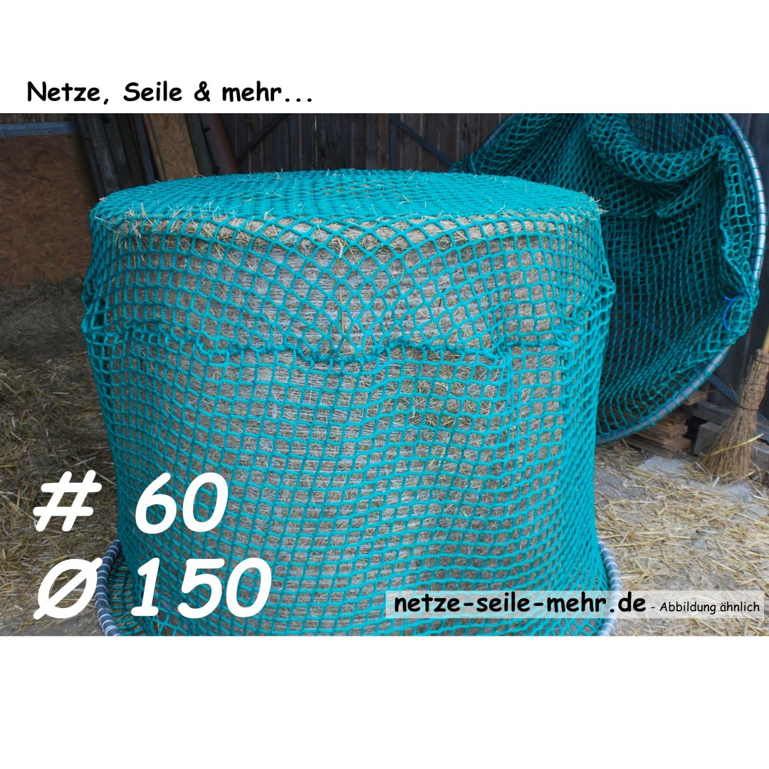 Hay net for round bales, 150 cm diameter, height 120cm,...