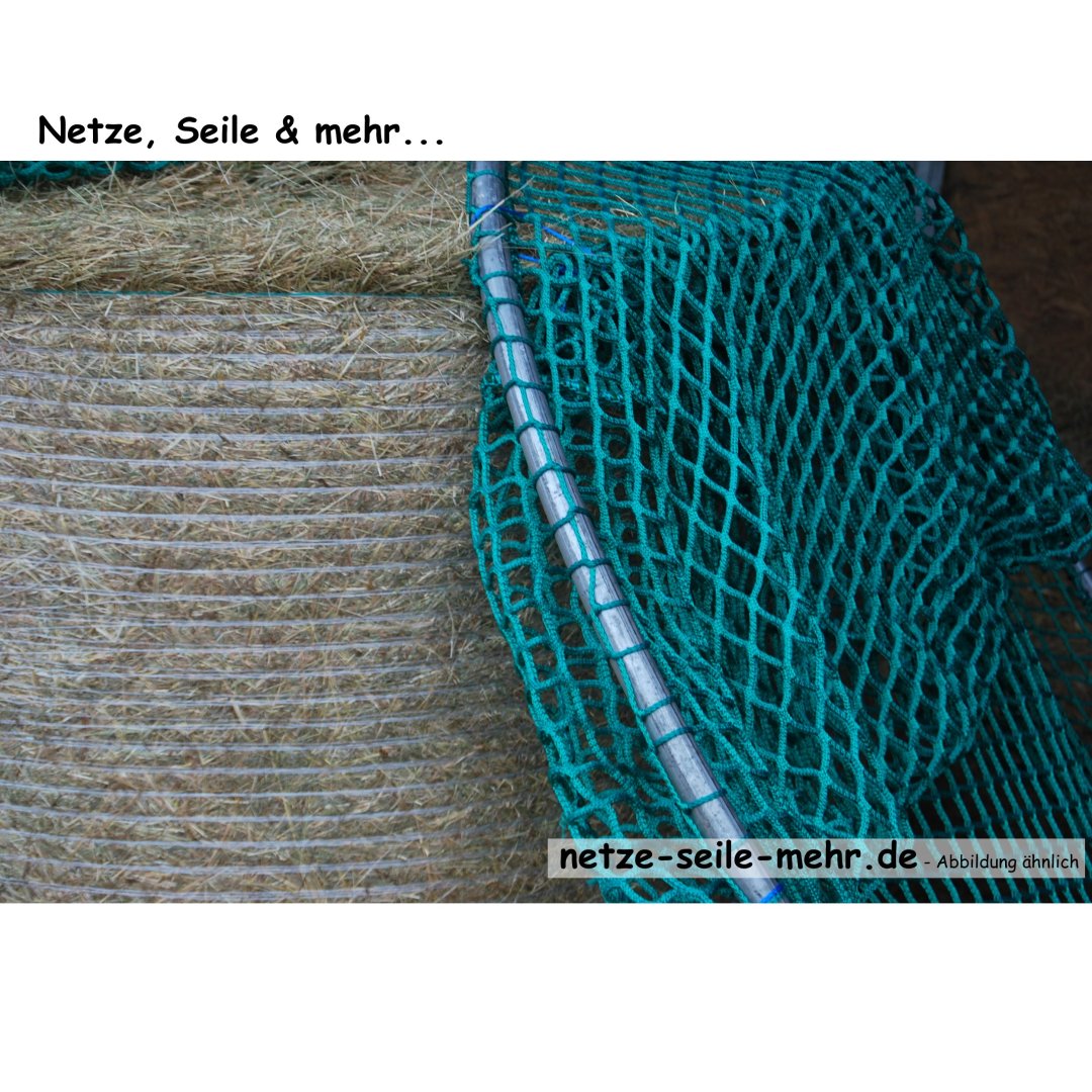 Hooinet voor ronde balen, diameter 140 cm, hoogte 120 cm, Ø 5 mm twijn, # 30 mm maaswijdte
