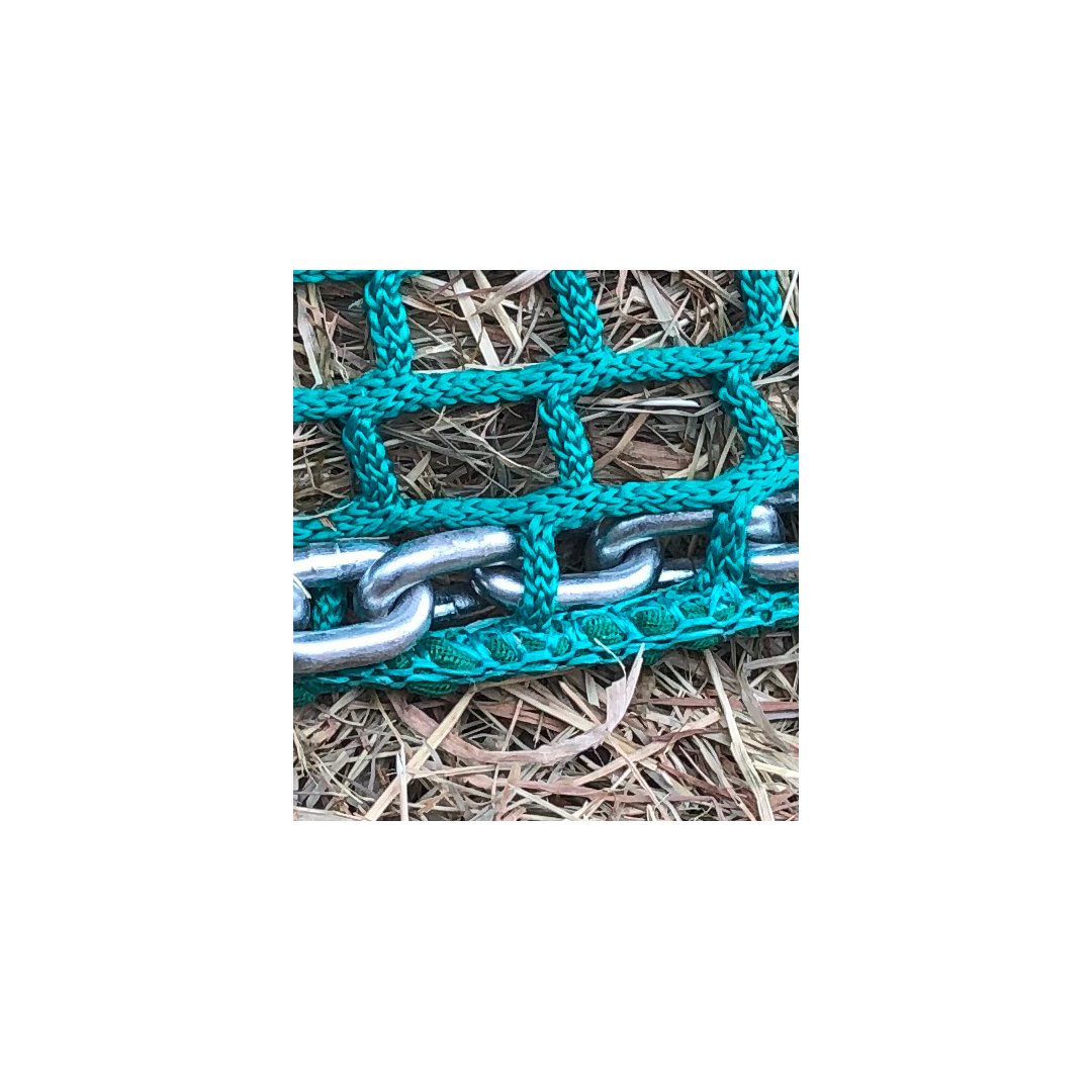 Hay net for round bales, 170 cm diameter, height 120cm, Ø 5 mm twine, # 60 mm mesh size. Without ring