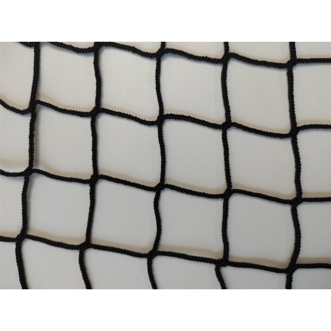 PP-Netz knotenlos # 50 mm Masche, Ø 2 mm Garn, Grösse 7 x 23m, schwarz