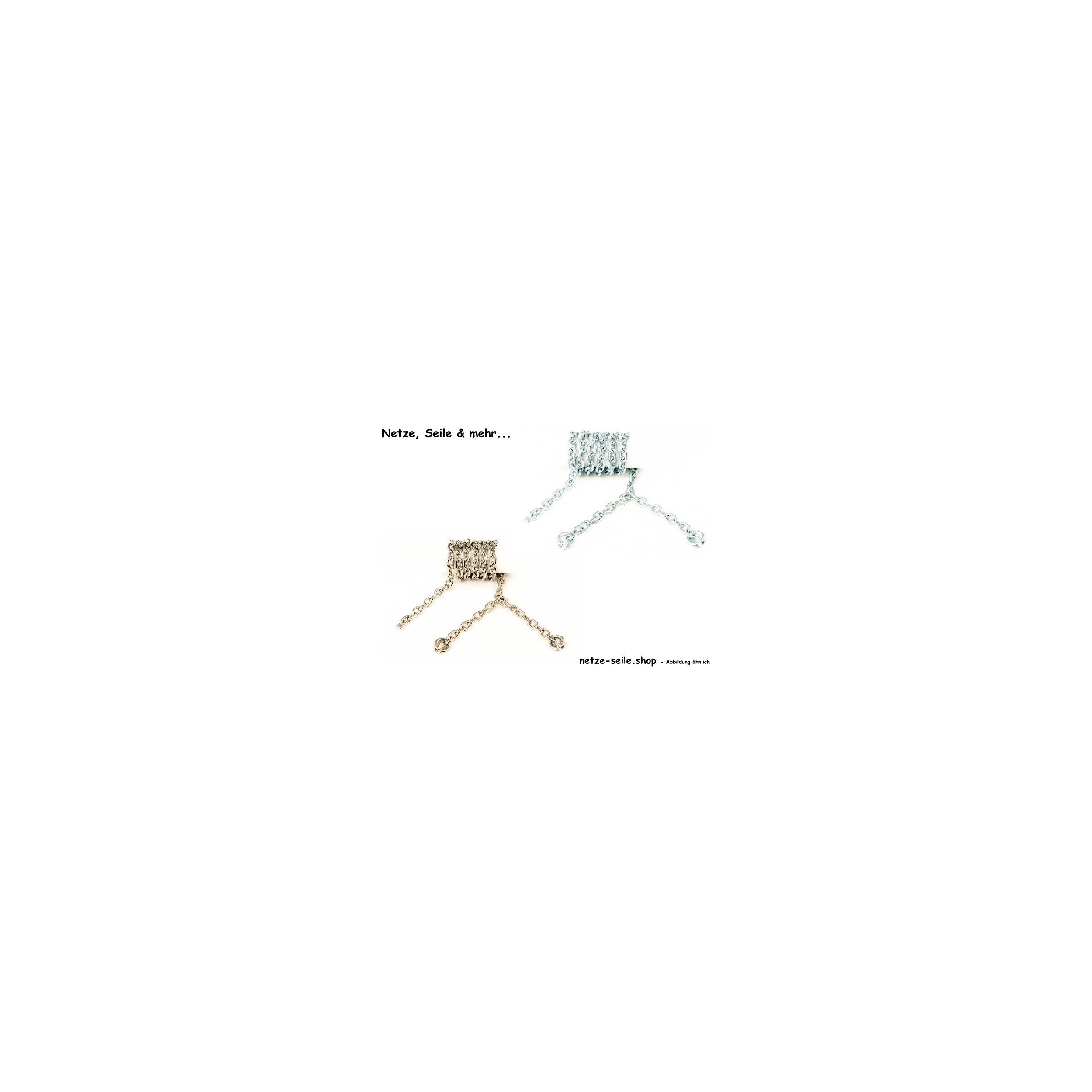 Swing chain with ring nuts M8