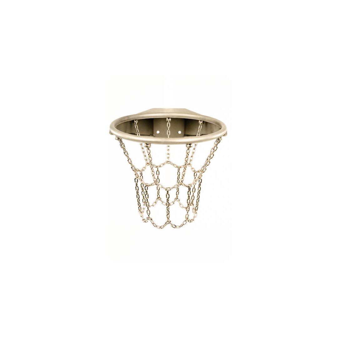 Basketballkorb aus Edelstahl mit Kettennetz...