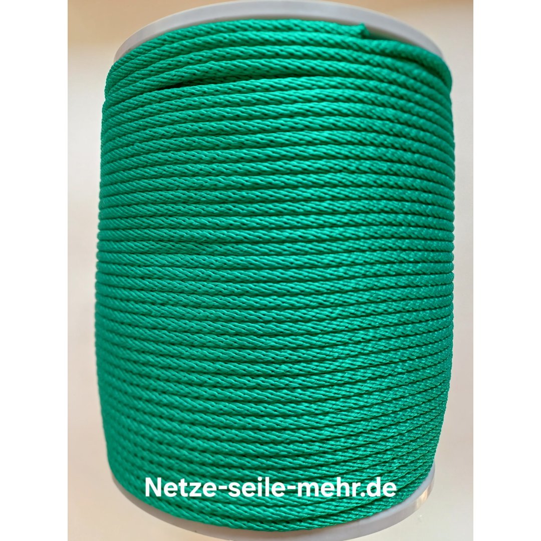 Braided rope, Ø 5 mm, length 285 m, green