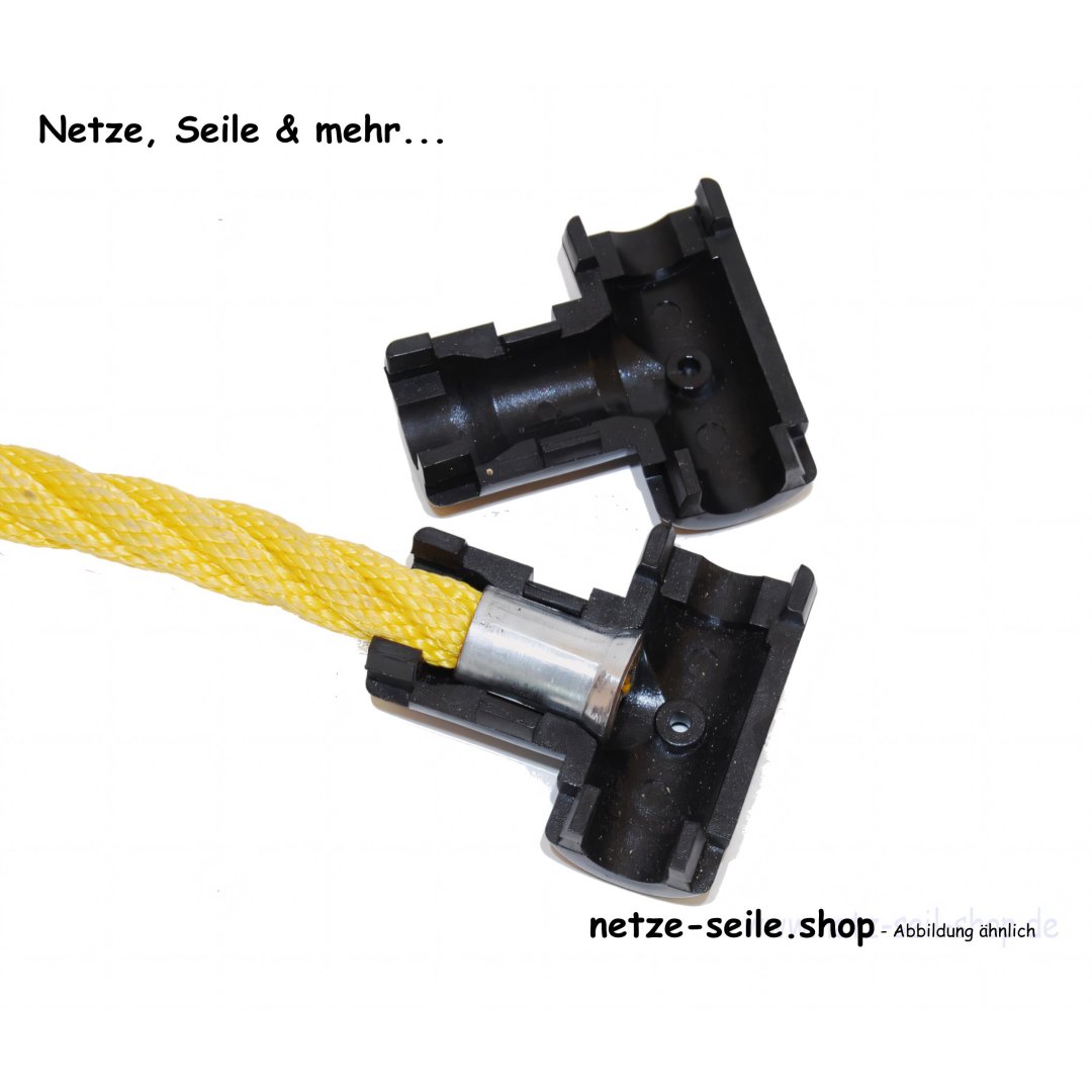 Poignée solide en corde dHercule de Ø 16 mm avec connecteur en T