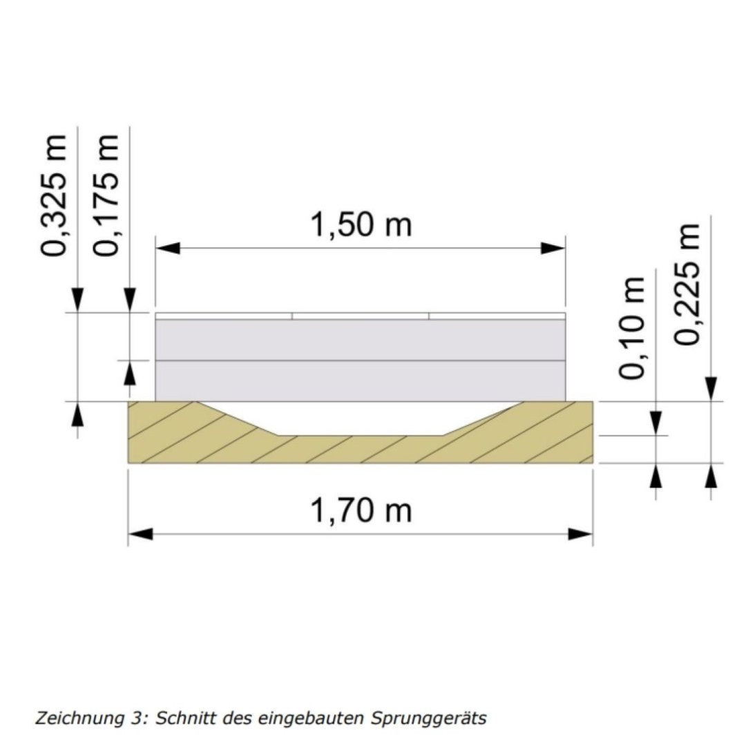Trampoline Jump XS 1,50 x 1,50 m