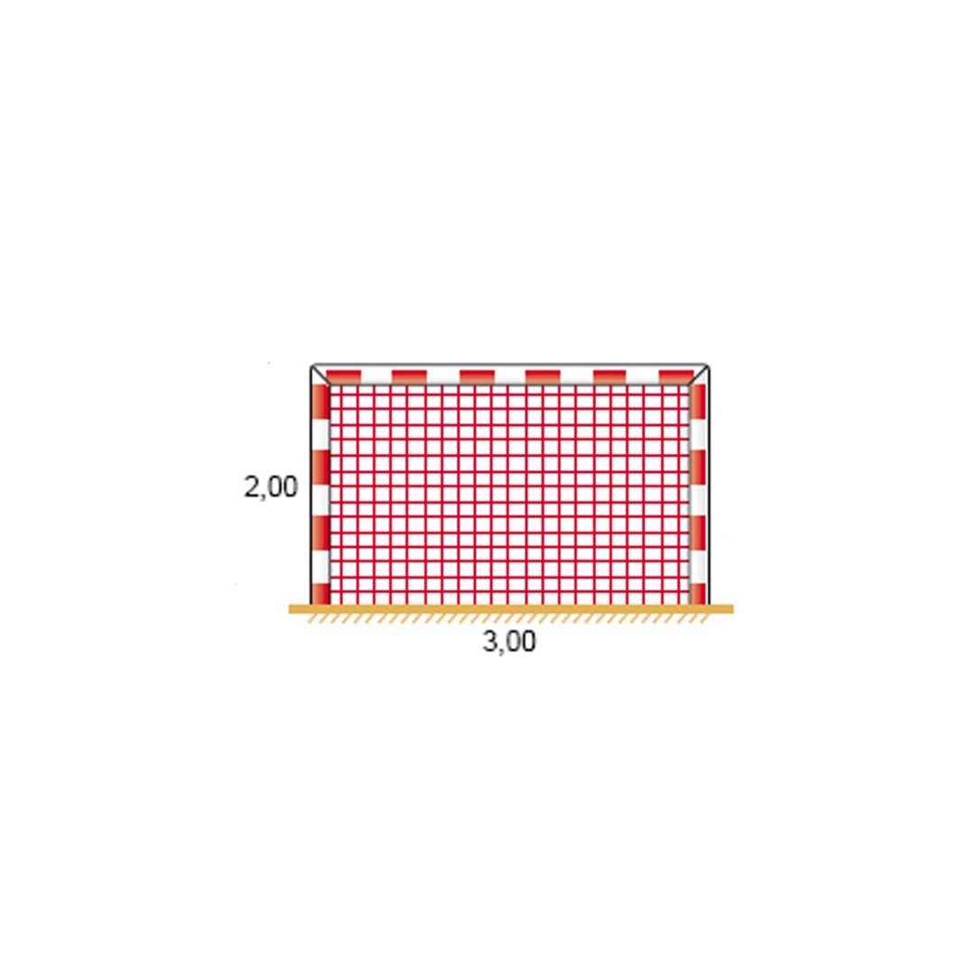 Gardine für Handballtor  3,00 x 2,00m, 4mm Garnstärke