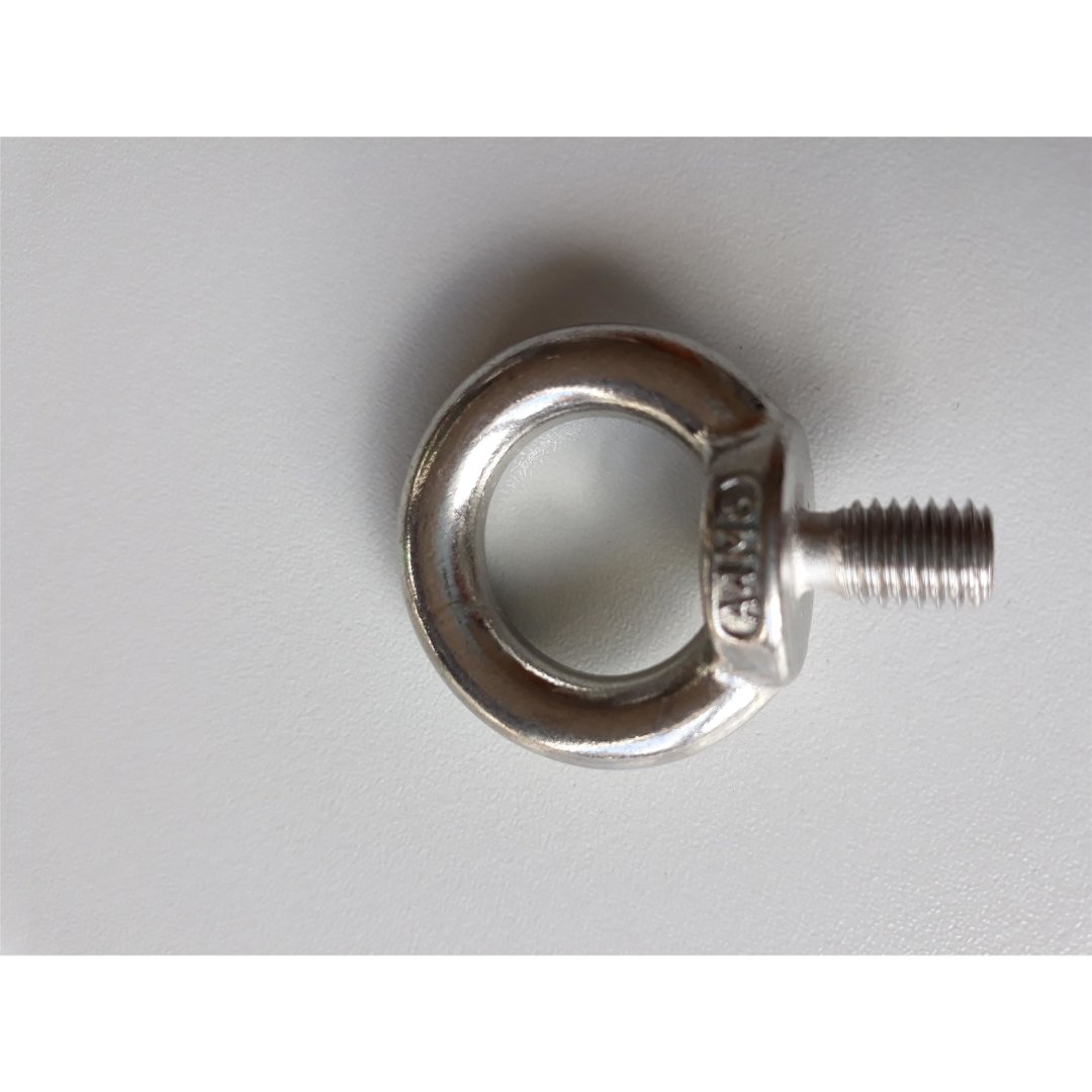 20 STCK / PCS. Ringschraube gegossen ähnl. DIN 580 A2  M8