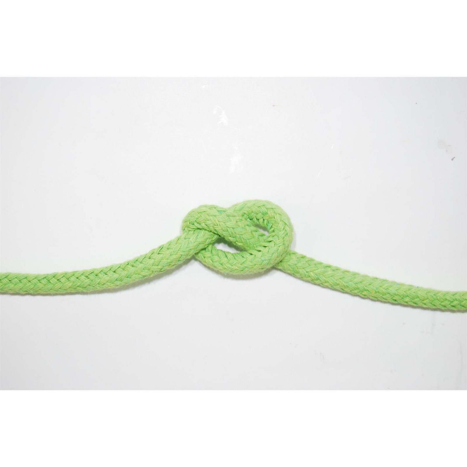 Cotton rope braided 8 mm hollow braided length 7.5 metres