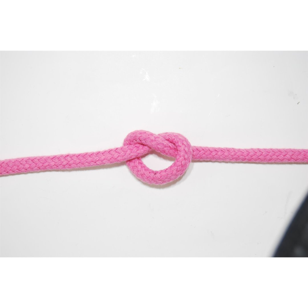 Cotton rope braided 8 mm hollow braided length 7.5 metres