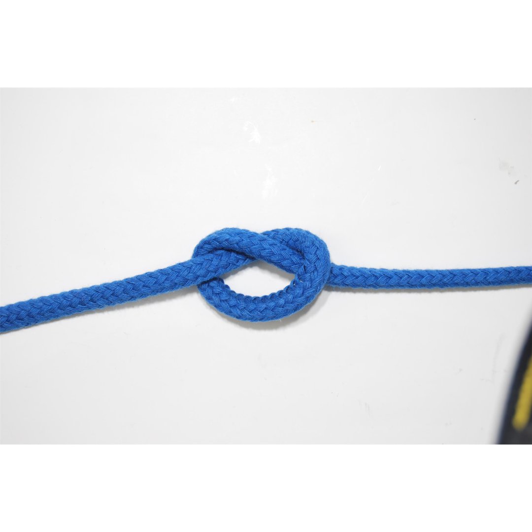 Cotton rope braided 8 mm hollow braided length 7.5 metres
