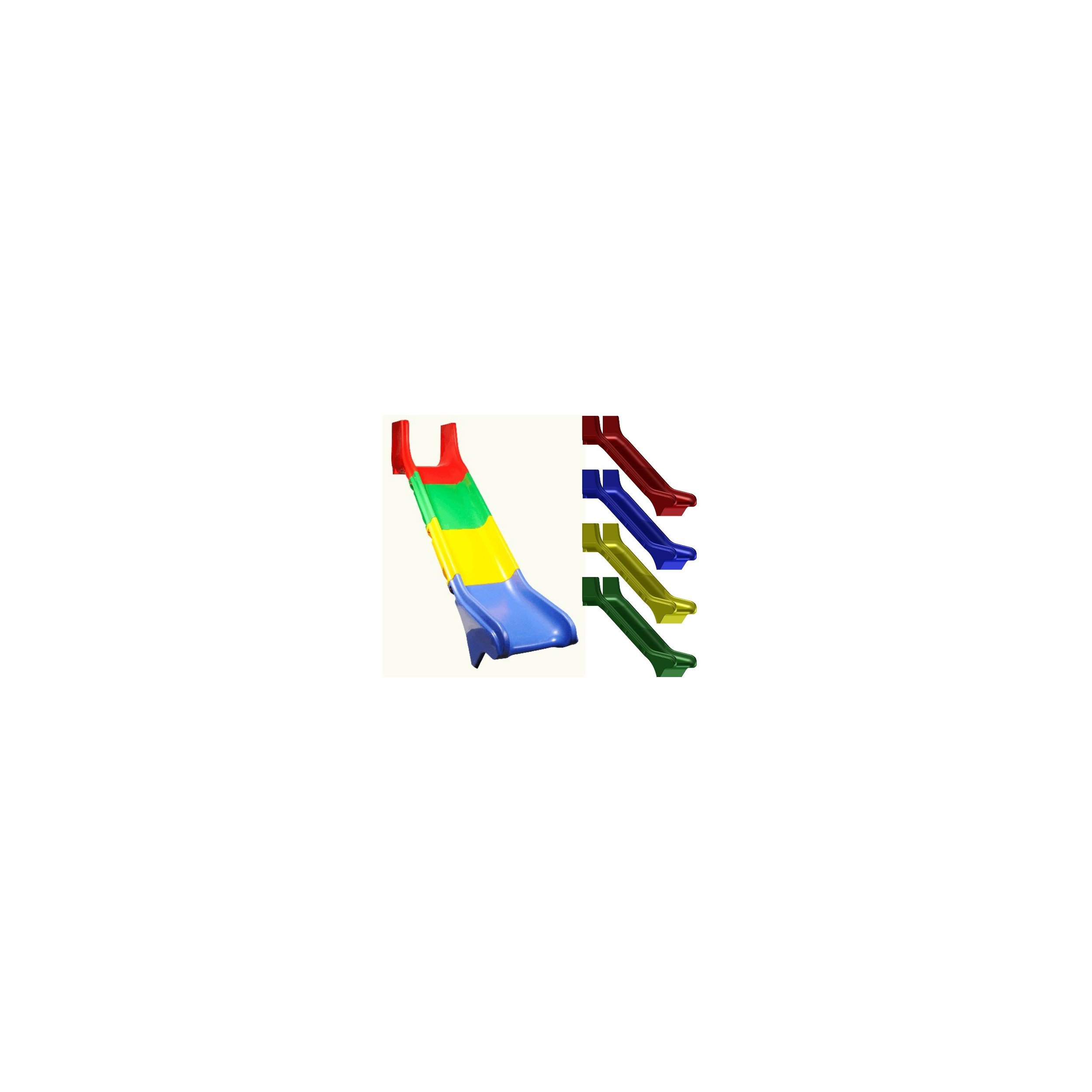 Toboggan modulaire complet  - différentes hauteurs de la plate-forme et couleurs